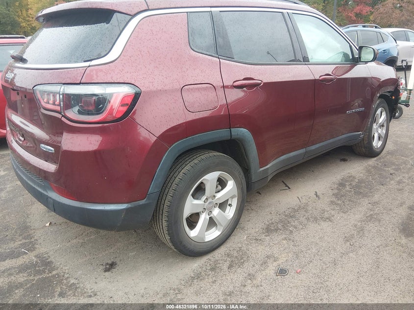 Vin: 3c4njdbb1mt593207, lot: 46822135, jeep compass latitude 4x4 20214