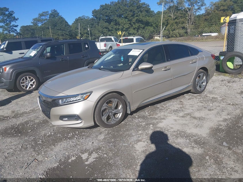 Vin: 1hgcv1f55ja107923, lot: 46822146, honda accord ex-l 20182