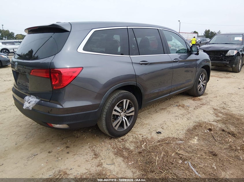 Vin: 5fnyf5h55jb006670, lot: 46822159, honda pilot ex-l 20184