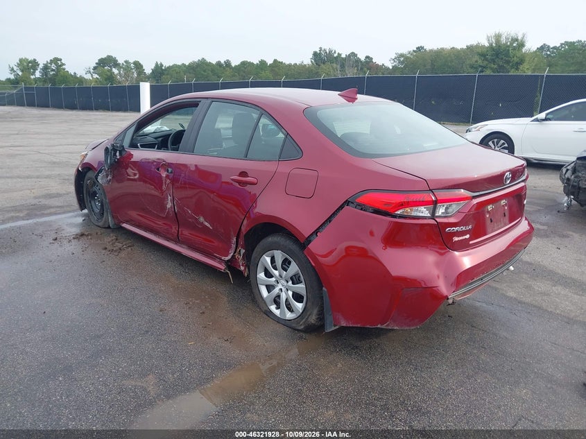 Vin: 5yfb4mde3tp396221, lot: 46822175, toyota corolla le 20263