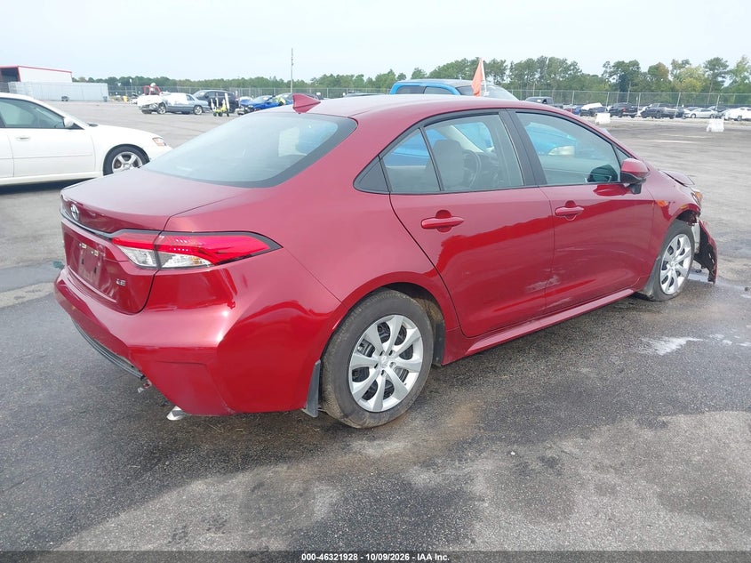 Vin: 5yfb4mde3tp396221, lot: 46822175, toyota corolla le 20264