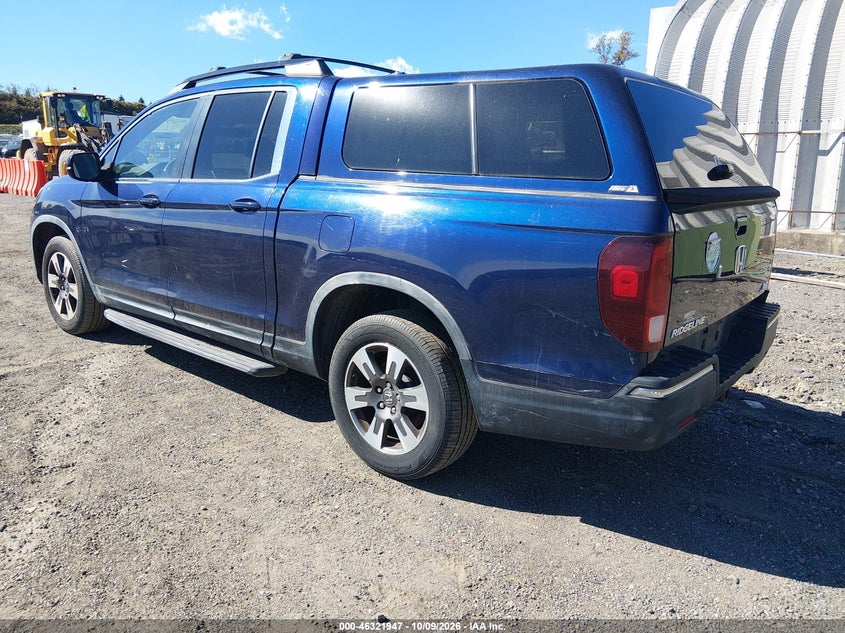 Vin: 5fpyk3f57hb013639, lot: 46822195, honda ridgeline rtl 20173