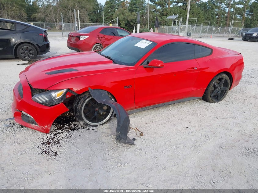 Vin: 1fa6p8cfxg5207471, lot: 46822207, ford mustang gt 20162