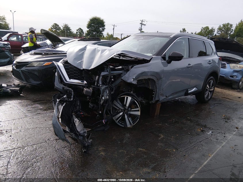 Vin: jn8at3cb9mw206970, lot: 46822246, nissan rogue sl intelligent awd 20212