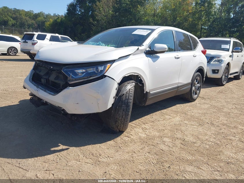 Vin: 5j6rw2h89ka008035, lot: 46822288, honda cr-v ex-l 20192