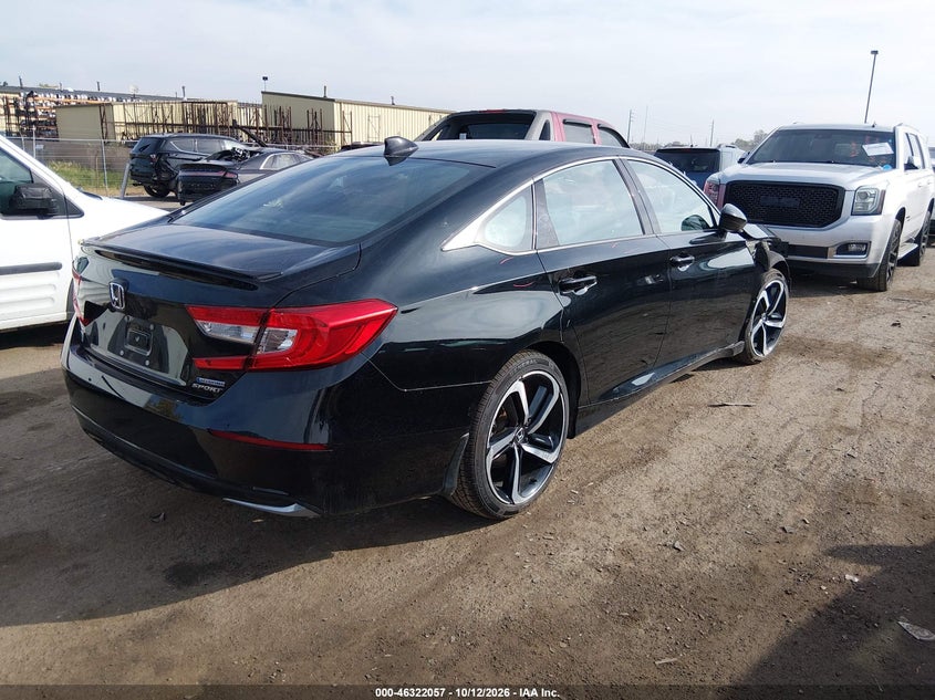 Vin: 1hgcv3f26na038330, lot: 46822305, honda accord hybrid sport 20224