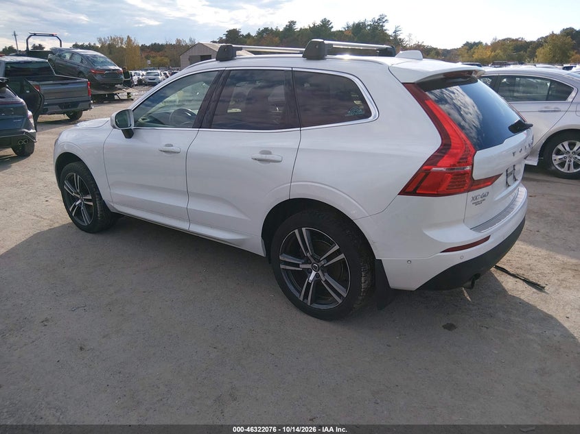 Vin: lyv102rk0kb298172, lot: 46822324, volvo xc60 t5 momentum 20193