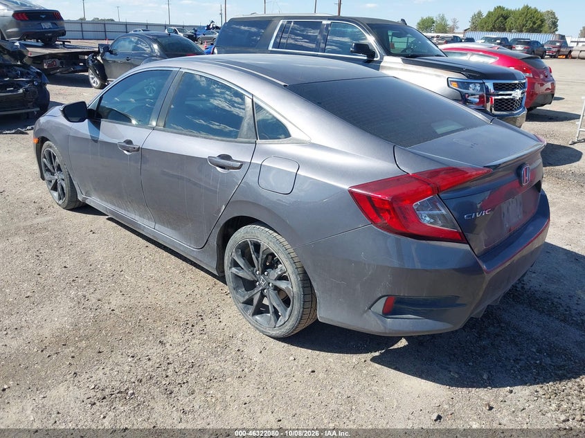 Vin: 19xfc2f82ke002286, lot: 46822328, honda civic sport 20193