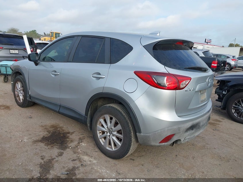 Vin: jm3ke2by6g0885816, lot: 46822343, mazda cx-5 sport 20163