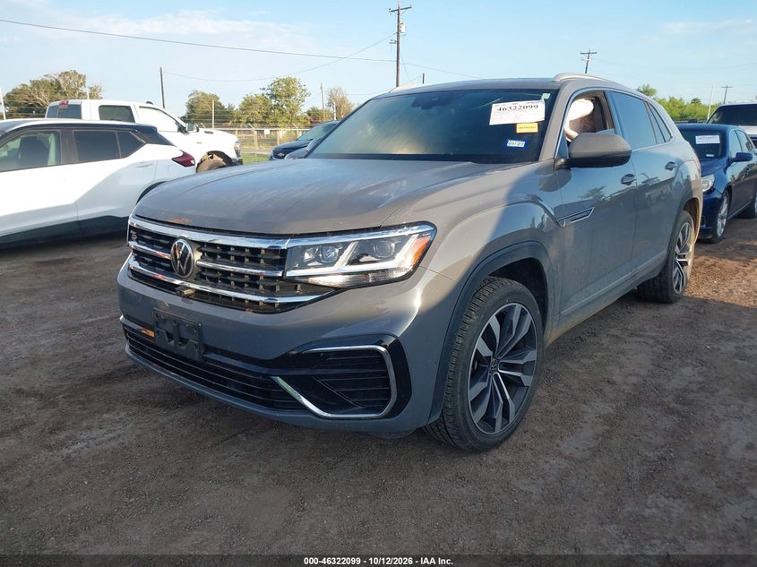 Vin: 1v2fe2ca2nc216092, lot: 46822347, volkswagen atlas cross sport 3.6l v6 sel premium r-line 20222