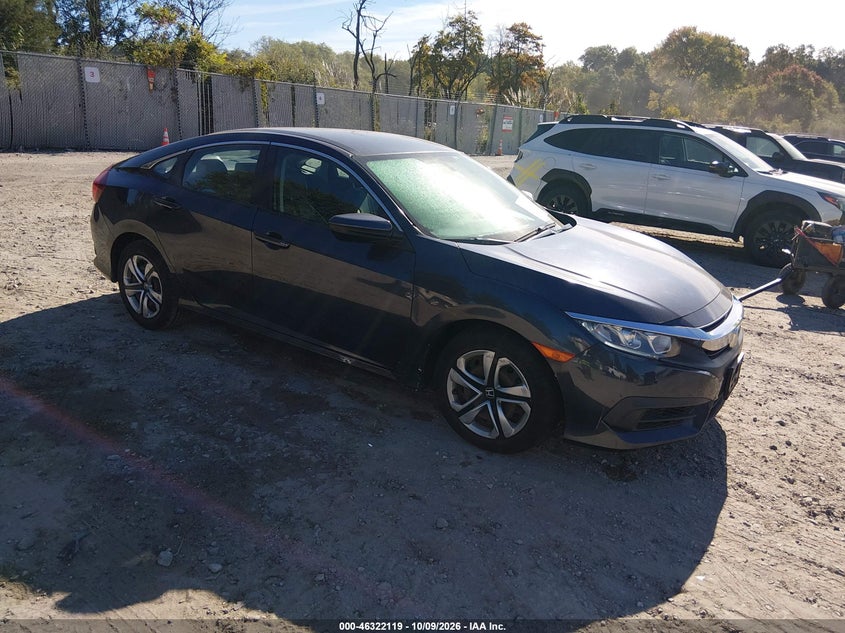 Vin: 2hgfc2f58hh531925, lot: 46822367, honda civic lx 20171