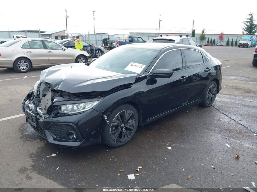Vin: shhfk7h71hu412468, lot: 46822393, honda civic ex-l 20172