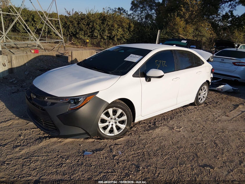 Vin: 5yfb4mde1pp043353, lot: 46822412, toyota corolla le 20232