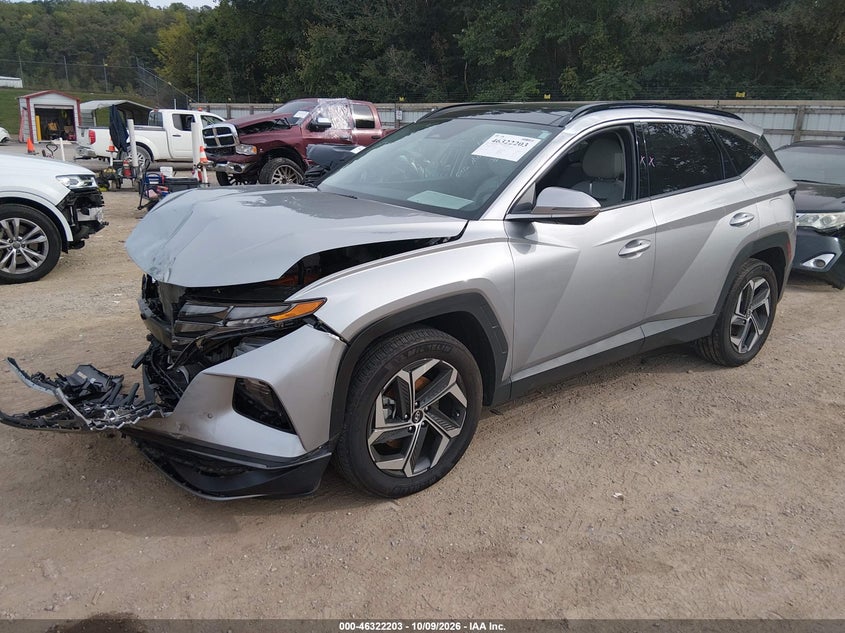 2024 Hyundai Tucson Hybrid Limited, Front End, IAAI, VIN KM8JECD19RU212231 — photo 2