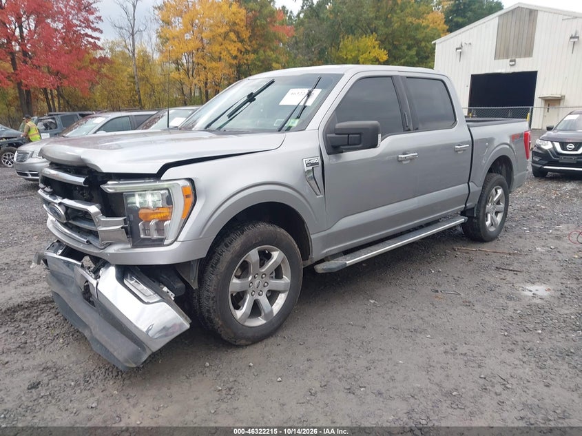 Vin: 1ftfw1e55nkf09631, lot: 46822463, ford f-150 xlt 20222