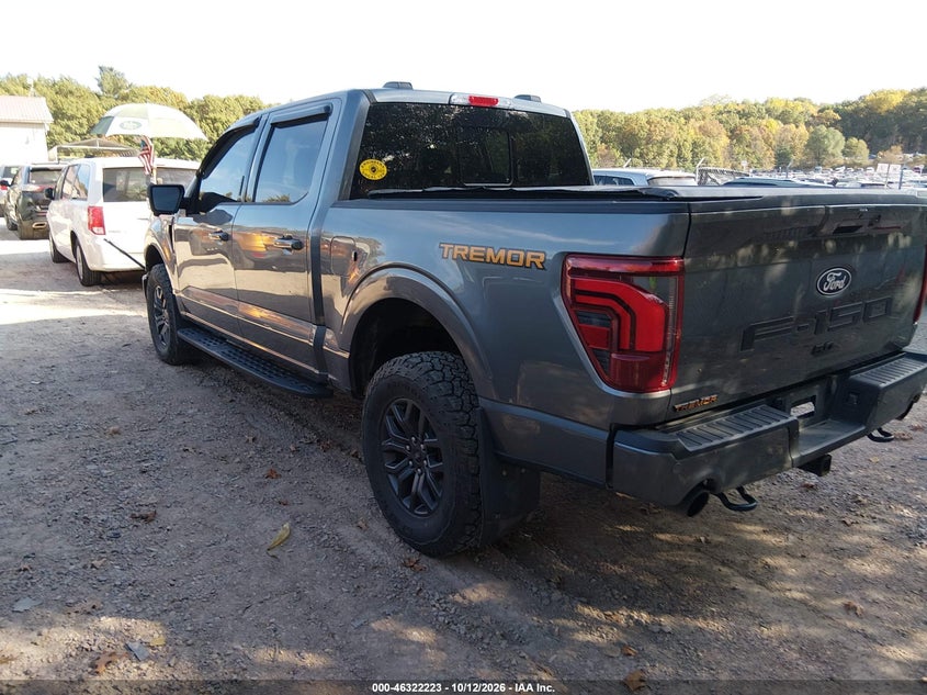 Vin: 1ftfw4l51rfa95220, lot: 46822471, ford f-150 tremor 20243