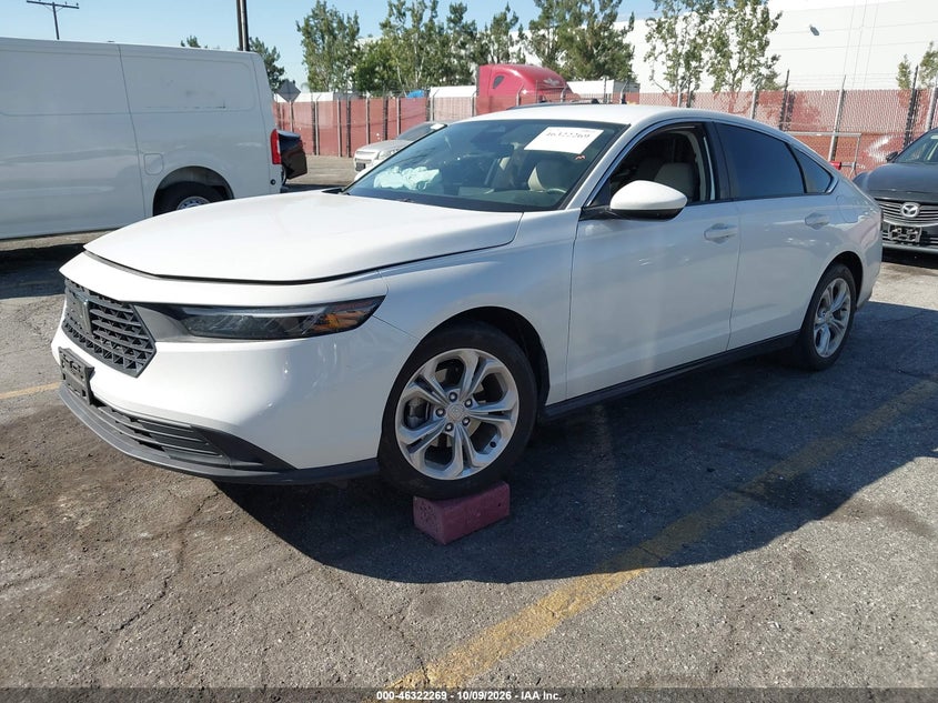 Vin: 1hgcy1f20ra022352, lot: 46822517, honda accord lx 20242