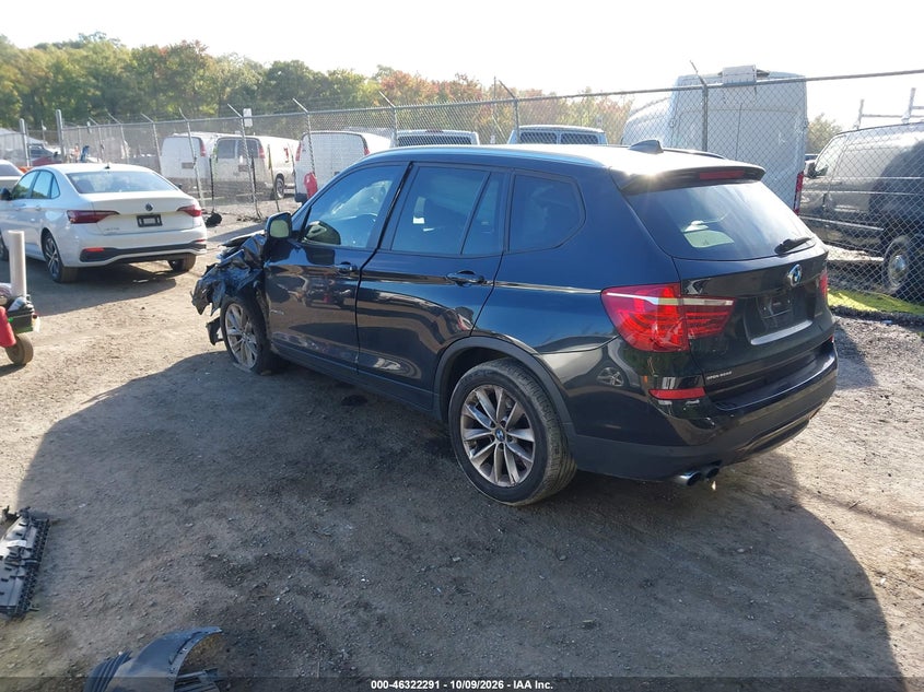Vin: 5uxwx9c59h0d98307, lot: 46822539, bmw x3 xdrive28i 20173