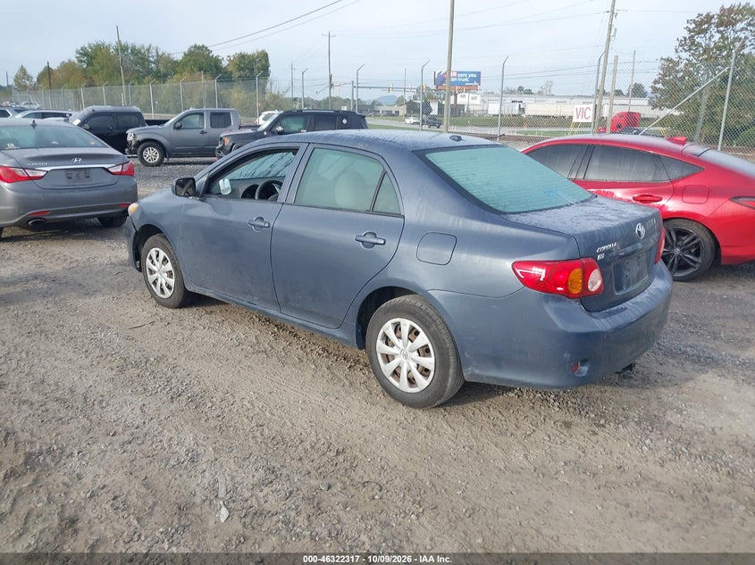 TOYOTA COROLLA 2009 VIN 1NXBU40E39Z024696