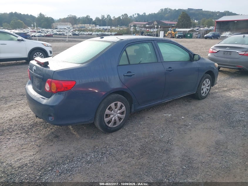 TOYOTA COROLLA 2009 VIN 1NXBU40E39Z024696