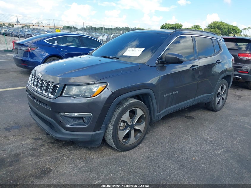 Vin: 3c4njcbb9ht653198, lot: 46822570, jeep new compass latitude fwd 20172