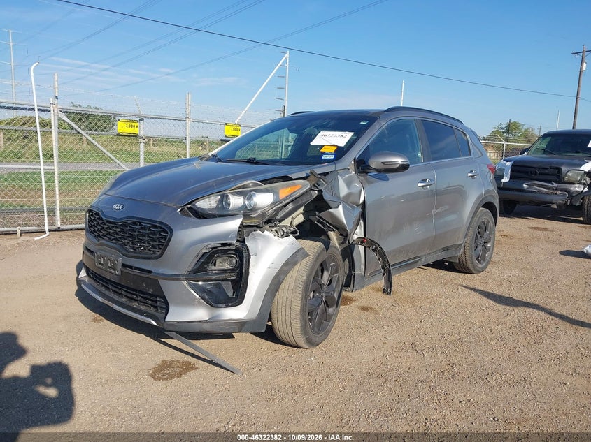 Vin: kndp63ac9l7802016, lot: 46822630, kia sportage s 20202