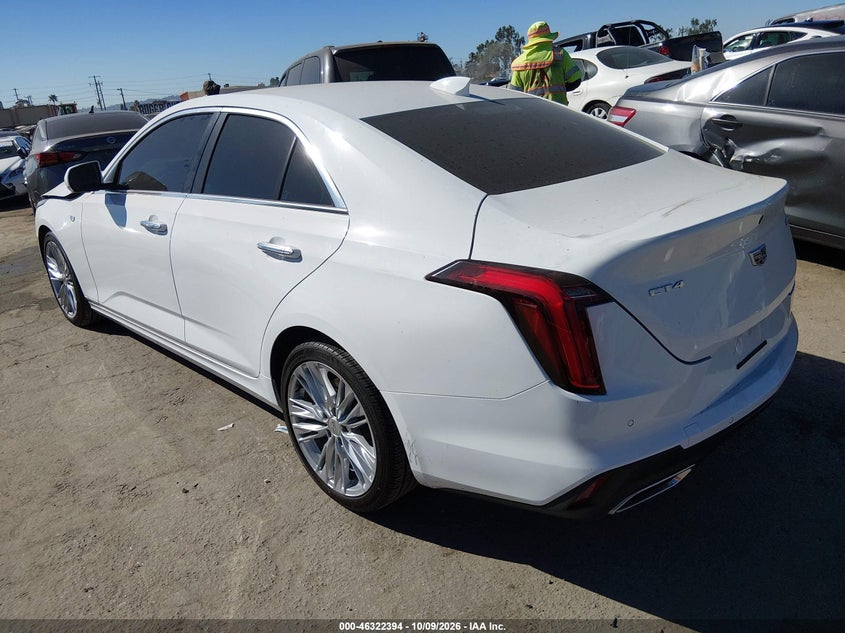 Vin: 1g6db5rkxs0111688, lot: 46822642, cadillac ct4 premium luxury rwd 20253