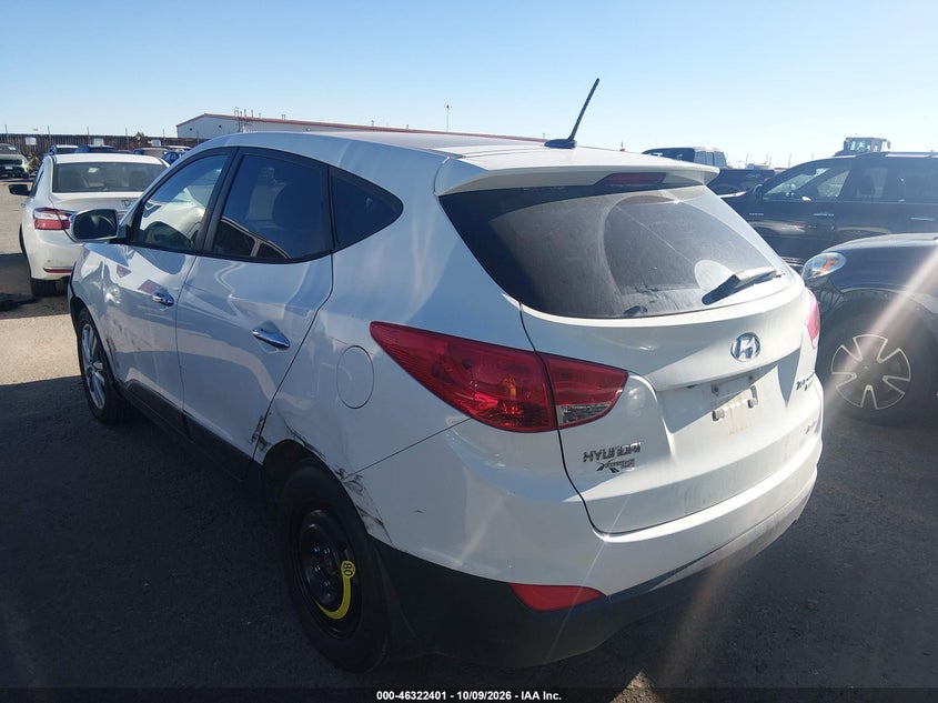 Vin: km8jucac5du577099, lot: 46822649, hyundai tucson limited 20133