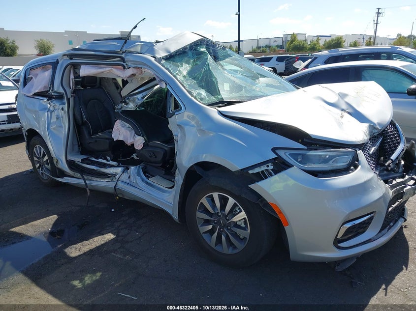 Vin: 2c4rc1s75pr627095, lot: 46822653, chrysler pacifica hybrid limited 2023 img_1