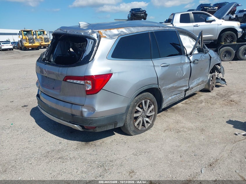 Vin: 5fnyf5h55lb020779, lot: 46822657, honda pilot 2wd ex-l 20204