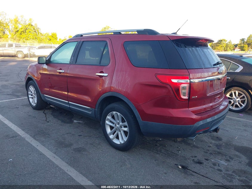 Vin: 1fm5k8d81dgc37331, lot: 46822658, ford explorer xlt 20133