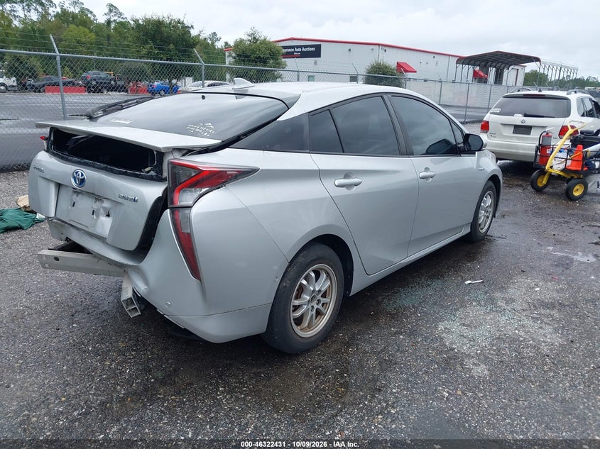 Vin: jtdkbrfu5h3560110, lot: 46822679, toyota prius two 20174