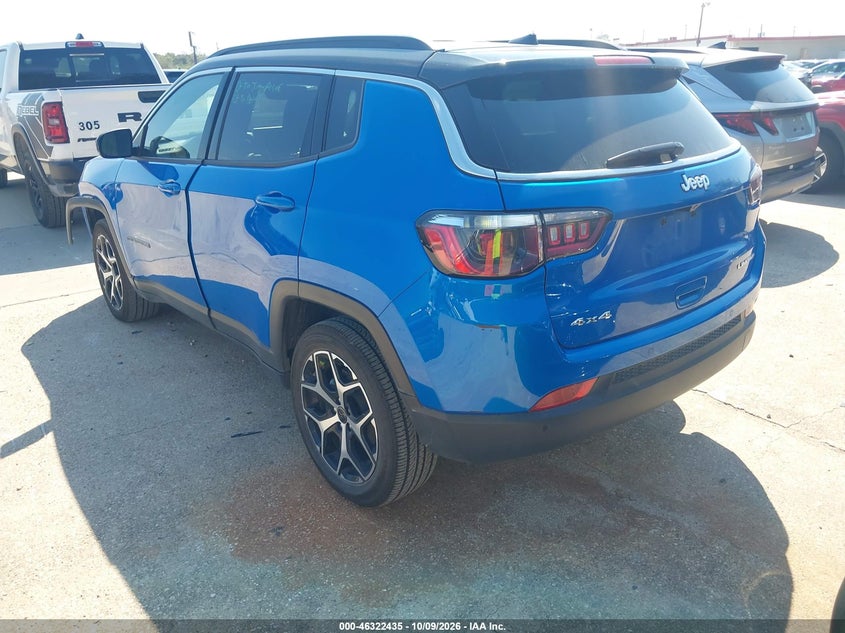 Vin: 3c4njdcn6tt187253, lot: 46822683, jeep compass limited 20263