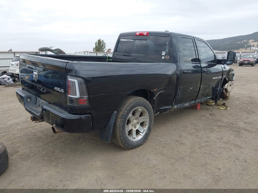 Vin: 1c6rd7ht5cs145358, lot: 46822687, ram 1500 sport 20124