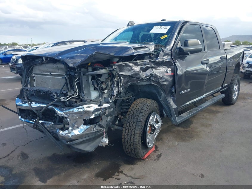 Vin: 3c6ur5cl1ng209512, lot: 46822694, ram 2500 tradesman  4x4 6'4 box 20222