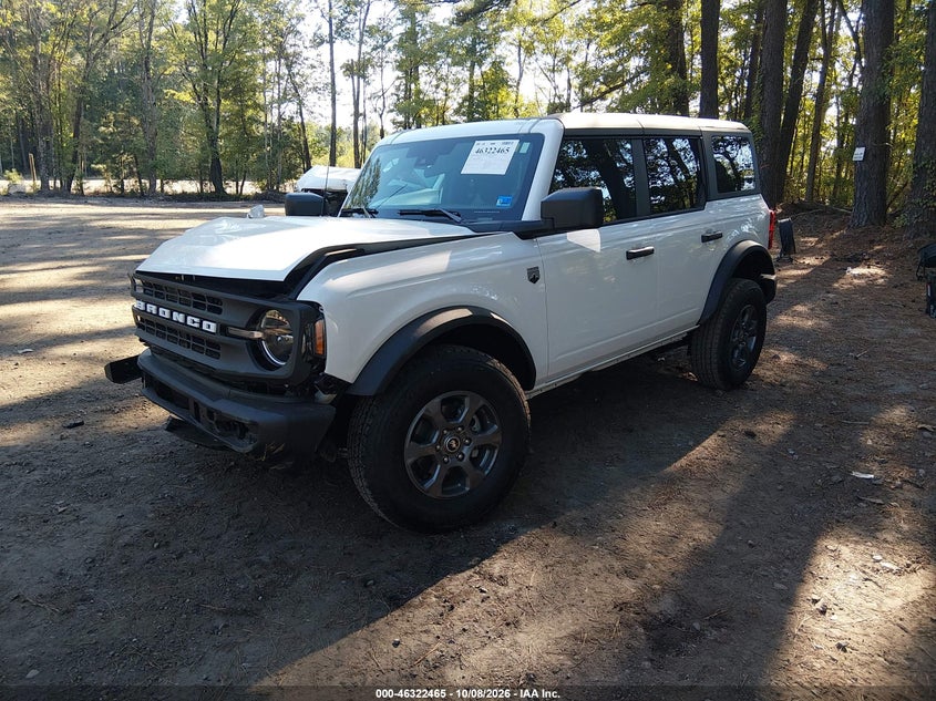 Vin: 1fmde7bh2tlb40872, lot: 46822713, ford bronco big bend 20262