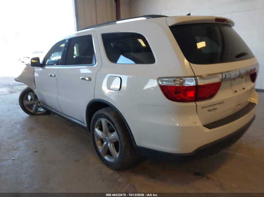 Vin: 1c4rdhag9dc683939, lot: 46822726, dodge durango sxt 20133