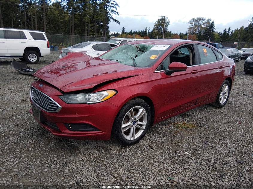 Vin: 3fa6p0h78jr192136, lot: 46822735, ford fusion se 20182