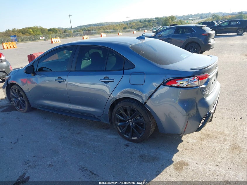 Vin: 5yfs4mce6rp173312, lot: 46822749, toyota corolla se 20243