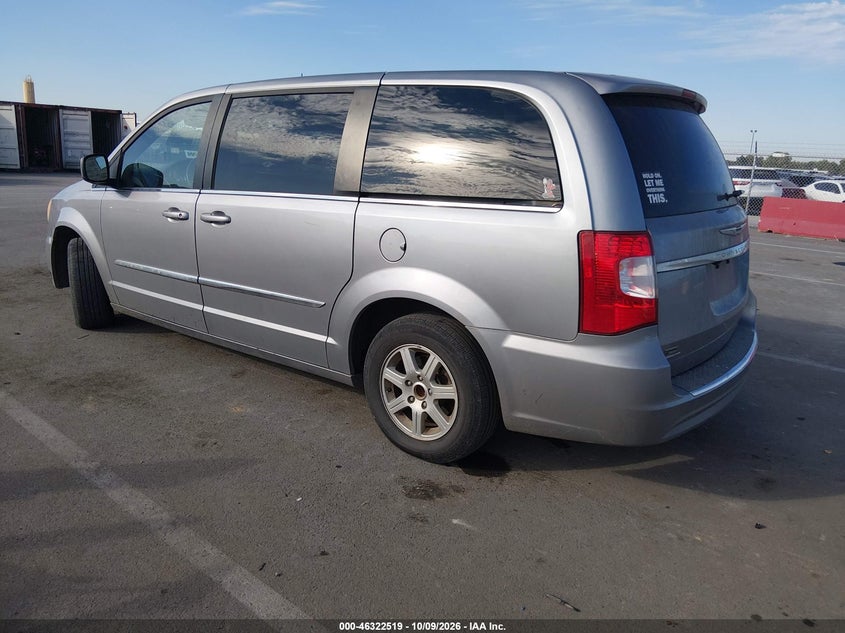 Vin: 2c4rc1bg9dr577037, lot: 46822767, chrysler town & country touring 20133