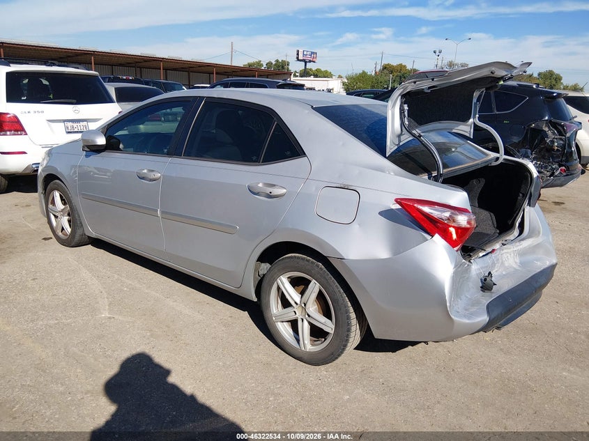 Vin: 5yfburhe4jp748159, lot: 46822782, toyota corolla le 20183