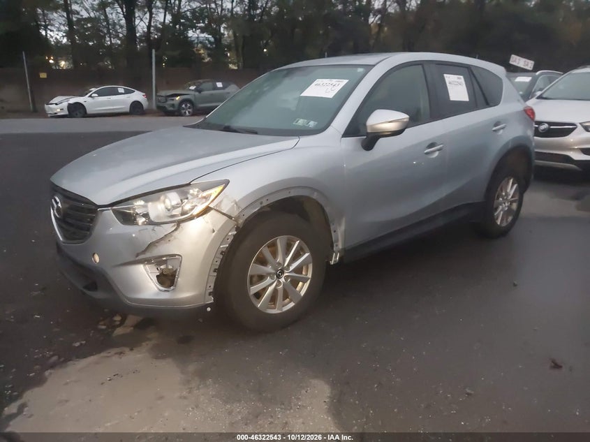 Vin: jm3ke4cyxg0640415, lot: 46822791, mazda cx-5 touring 20162