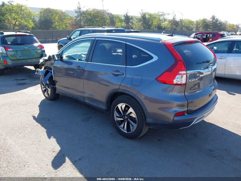 Vin: 5j6rm4h97fl045931, lot: 46822798, honda cr-v touring 20153
