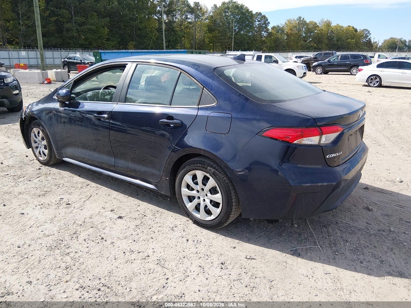 Vin: 5yfepmae7np368823, lot: 46822811, toyota corolla le 20223