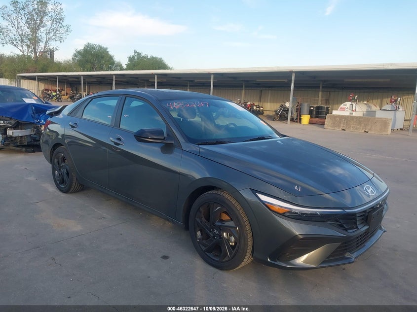 Vin: kmhlm4dg9tu271793, lot: 46822895, hyundai elantra sel sport plus 2026 img_1