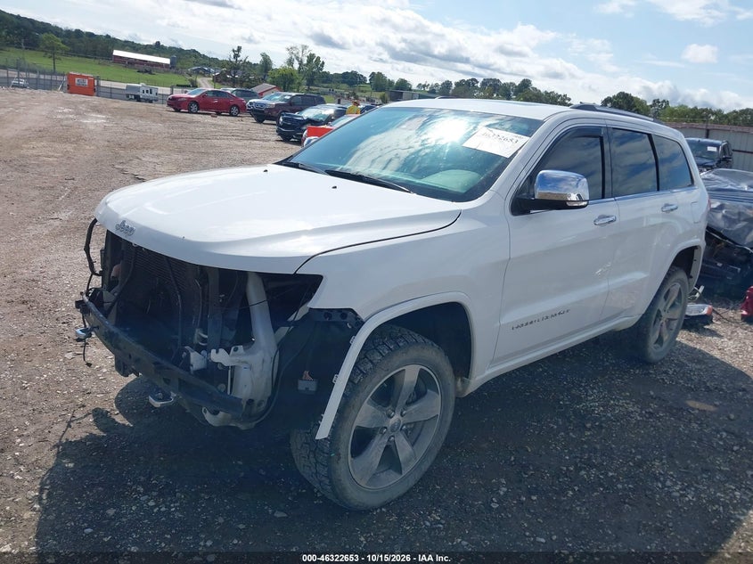 Vin: 1c4rjfcg0ec231731, lot: 46822901, jeep grand cherokee overland 20142