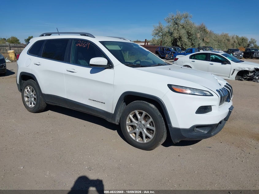 Vin: 1c4pjmcs1ew297736, lot: 46822917, jeep cherokee latitude 20141