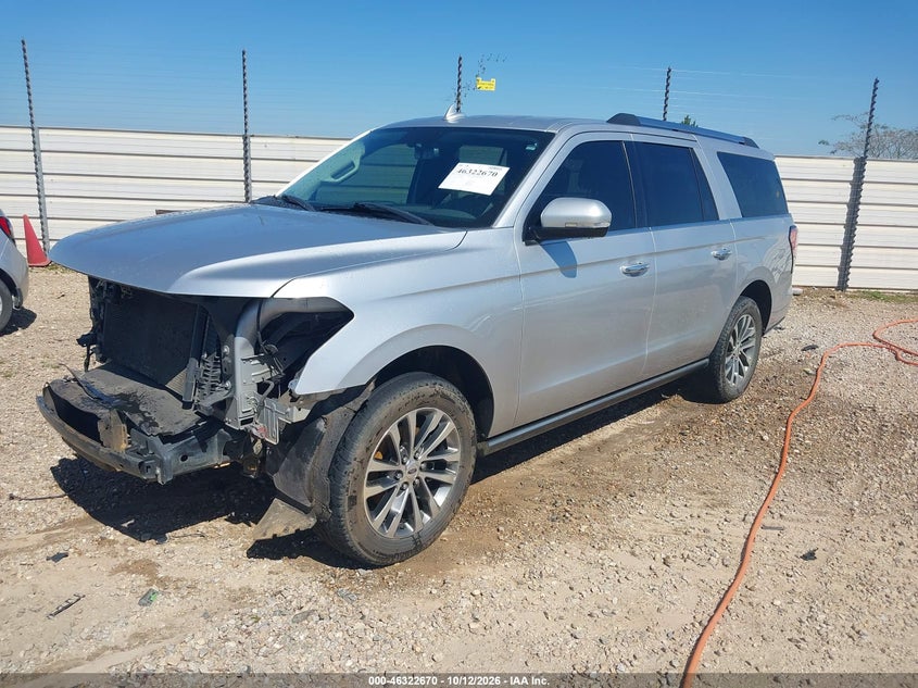 Vin: 1fmjk1kt2jea42102, lot: 46822918, ford expedition max limited 20182