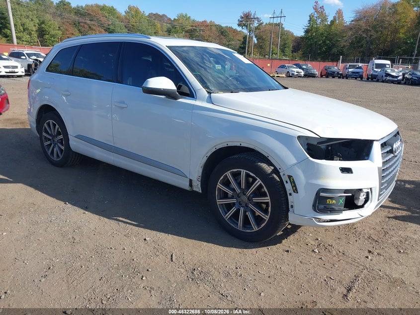 Vin: wa1laaf71hd023659, lot: 46822934, audi q7 3.0t premium 20171