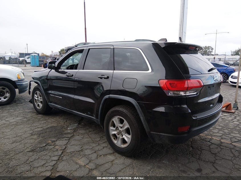 Vin: 1c4rjeag7fc160087, lot: 46822940, jeep grand cherokee laredo 20153